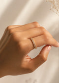 Eva Rings – set of two gold-plated stacking rings by Elemnts